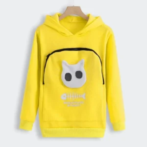 Cat pouch hoodie