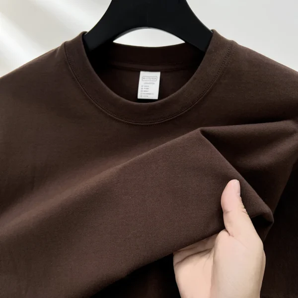 The essentials t shirt with brown - Image 2
