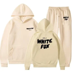 white fox hoodie