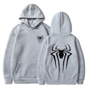 grey spider hoodie