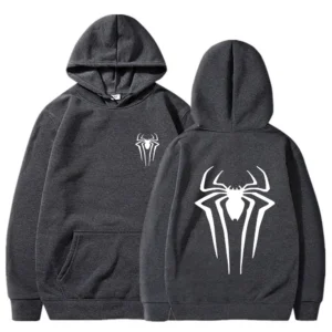 grey spider hoodie