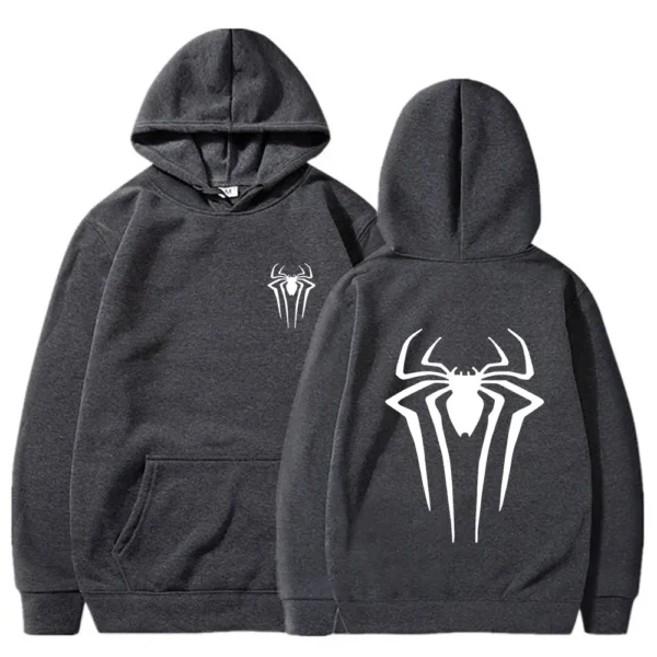 grey spider hoodie