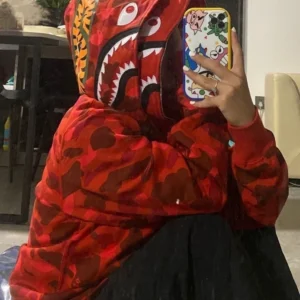 bape hoodie Zipper New 2025 Fashion Unisex Couples
