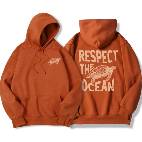 beach hoodie brown style