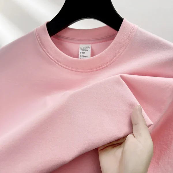 The essentials t shirt with pink - Image 2